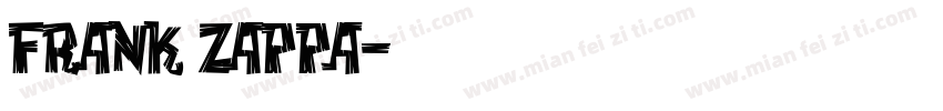 Frank Zappa字体转换